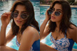 Sara Ali Khan let her soul and spirit fly rather fashionably in a blue and white printed swimsuit